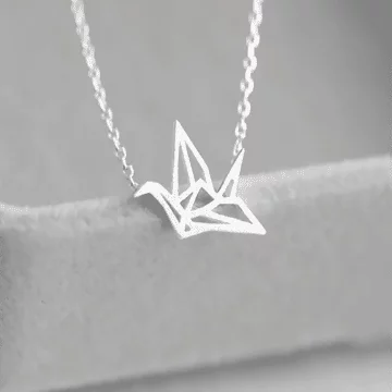 925銀飾×千紙鶴×鎖骨項鍊