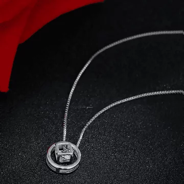 925銀飾&times;圓環魔方&times;鎖骨項鍊