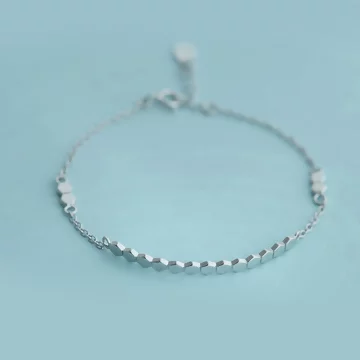 925銀飾&times;六邊幾何&times;腳鍊