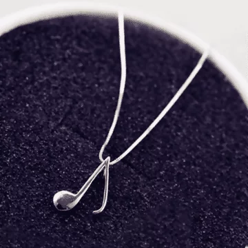 925銀飾&times;八分音符&times;鎖骨項鍊