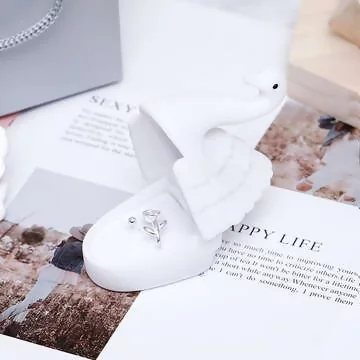 白天鵝&times;適用戒指/小耳釘&times;絨布盒