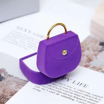 手提包&times;適用戒指/小耳釘&times;絨布盒