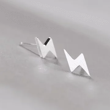 925銀針&times;閃電光&times;耳針