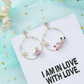 飛呀！太空人×吊墜耳環×幻粉