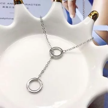 925銀飾&times;環環相扣&times;鎖骨項鍊