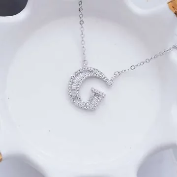 英文字母閃鑽&times;項鍊&times;G