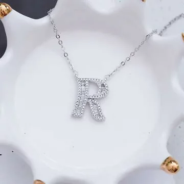 英文字母閃鑽&times;項鍊&times;R