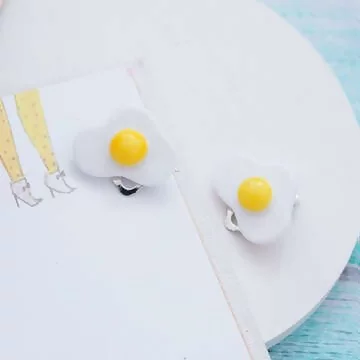 荷包蛋&times;三角耳夾