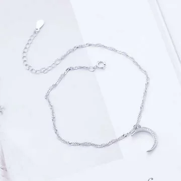 925銀飾&times;上弦月&times;腳鍊 