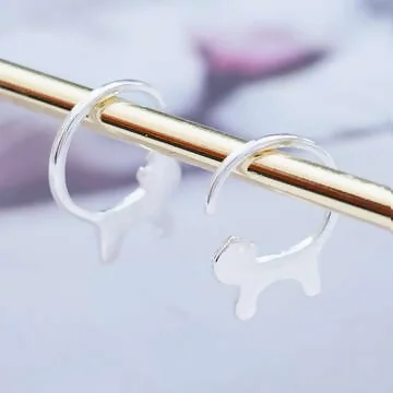 925銀針&times;長尾巴喵星人&times;耳勾