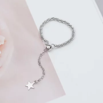 滿天星鍊&times;可調節戒指