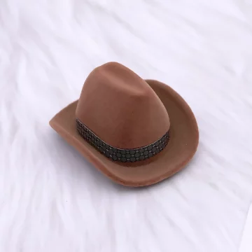 牛仔帽&times;適用戒指/項鍊/手鍊/耳釘&times;絨布盒