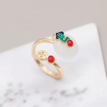 古典祥雲&times;開口戒指