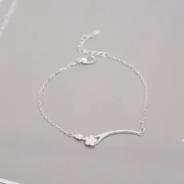 925銀飾&times;梅花枝芽&times;手鍊