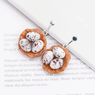 鴿子蛋鳥巢&times;螺旋耳夾