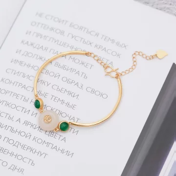 古典福字翠玉&times;手鍊