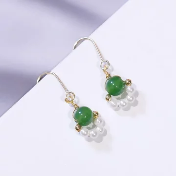 小家碧玉×吊墜耳勾