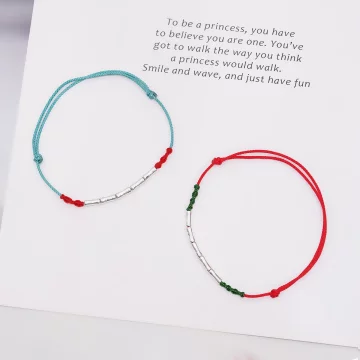 青竹紅慶&times;拉繩手鍊&times;共二色