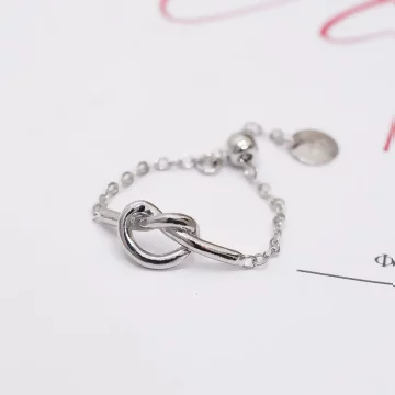 打結愛心&times;可調節戒指