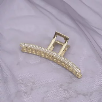 一字款&times;輕奢晶鑽珍珠&times;鯊魚髮夾