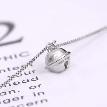 925銀飾&times;貓鈴鐺&times;鎖骨項鍊