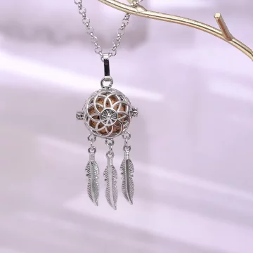 捕夢網&times;薰香火山石&times;長項鍊