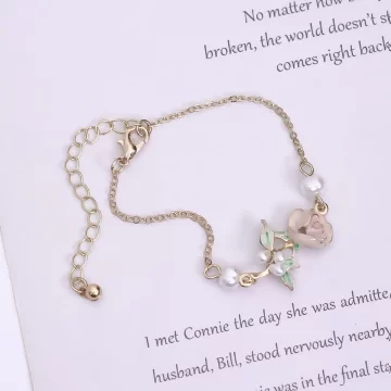 優雅玫瑰花&times;手鍊