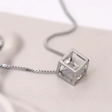 925銀飾&times;魔方晶鑽&times;鎖骨項鍊