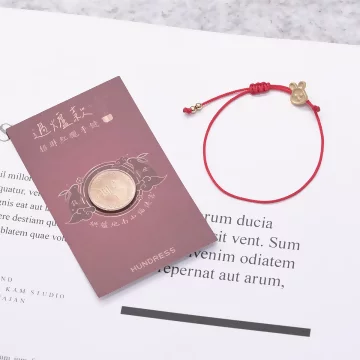 【過爐款】財運兔much&times;招財手鍊（含錢母）