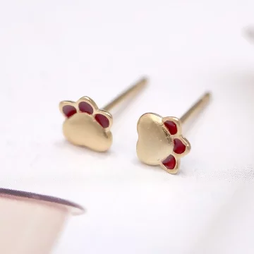 迷你小金貓爪&times;吊墜耳環