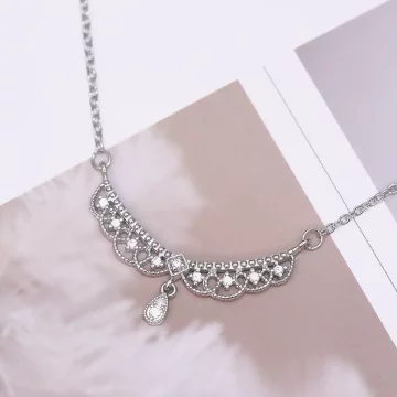 彼得潘蕾絲領&times;鎖骨項鍊