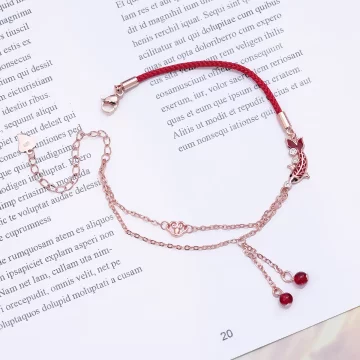 錦鯉上岸&times;紅繩腳鍊