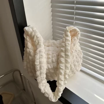 泡芙雲朵包&times;斜背包&times;白色