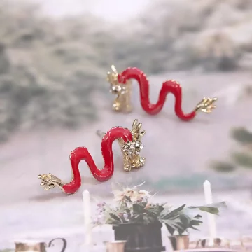 好運龍總來&times;耳環