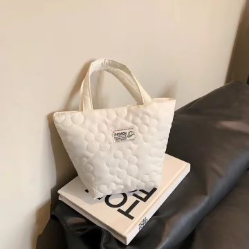 曼谷印花小拎包&times;手提袋&times;白色