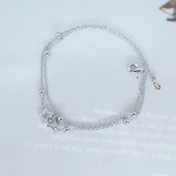 925銀飾&times;雙層流星彩帶&times;手鍊