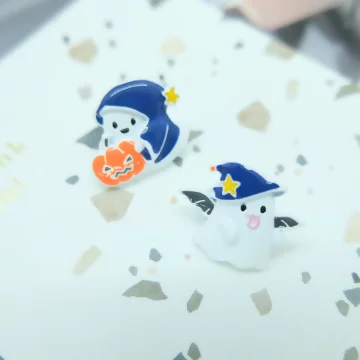 調皮鬼送南瓜&times;不對稱吊墜耳環