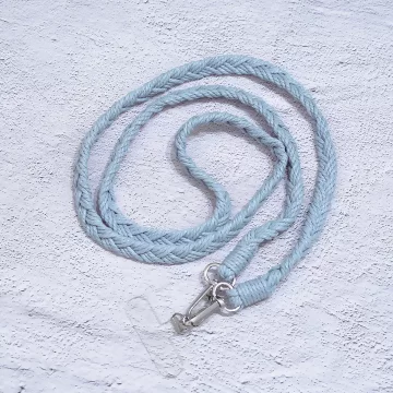 單色結辮編織&times;手機斜背雙勾掛繩&times;淺藍