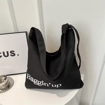 帆布大行李背袋&times;斜背包&times;黑色