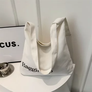 帆布大行李背袋&times;斜背包&times;白色