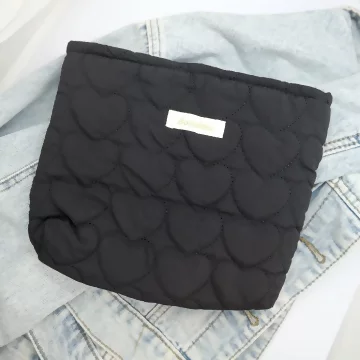 糖果愛心包&times;化妝包&times;黑色