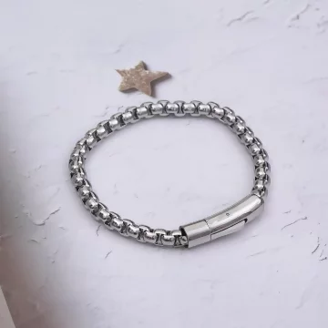 316鋼飾&times;嘻哈卡扣粗鍊 &times;中性手鍊