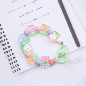 微笑小花&times;手機腕帶掛繩