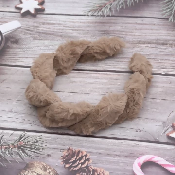 麻花毛絨絨&times;髮箍