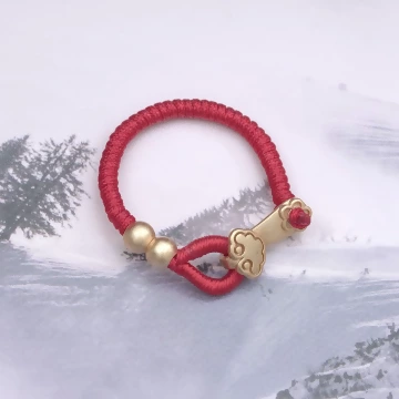 小如意&times;紅繩戒指