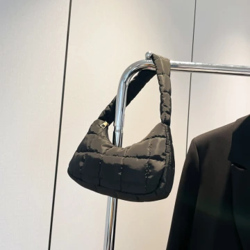 新月空氣包×肩背包×黑色