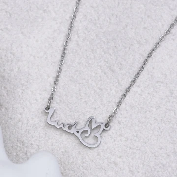 316鋼飾&times;Luck好運YA&times;鎖骨項鍊&times;銀色