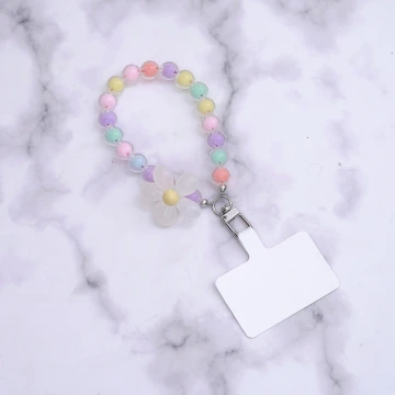 果凍小花朵&times;手機手提吊飾掛繩&times;彩色