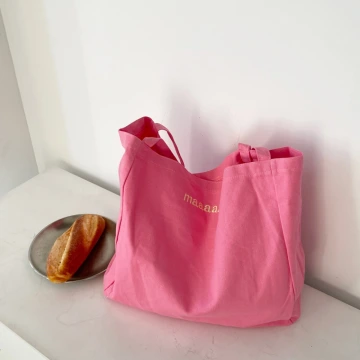 多巴氨字母大容量&times;肩背包&times;粉紅