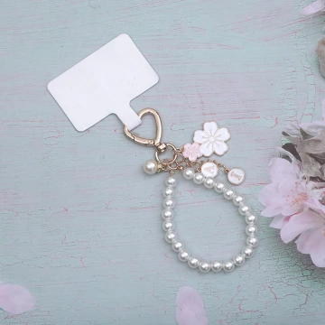 嫩粉雙生櫻花&times;手機手提吊飾掛繩